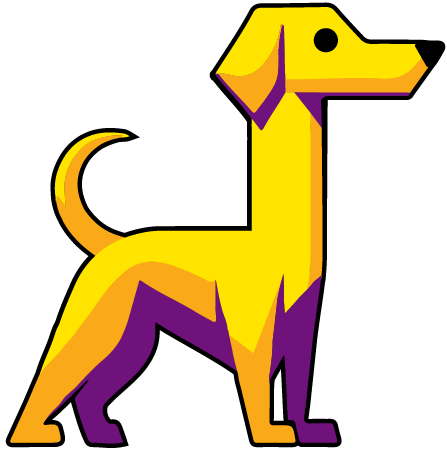 Long Neck Dog Logo